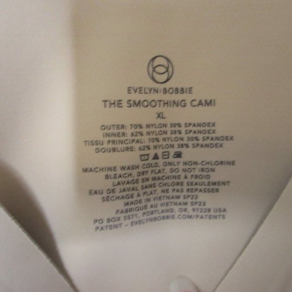 Evelyn Bobbie Smoothing Cami Nude XL Padded EB Core - Picture 4 of 8